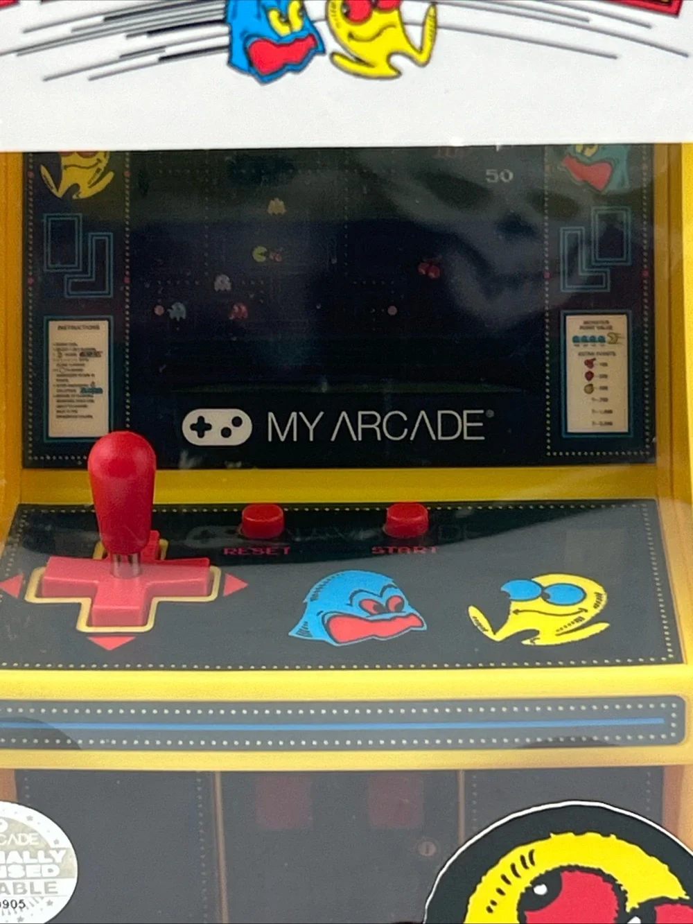 New Pac-Man Arcade Game Micro Player Mini Tabletop Handheld Retro